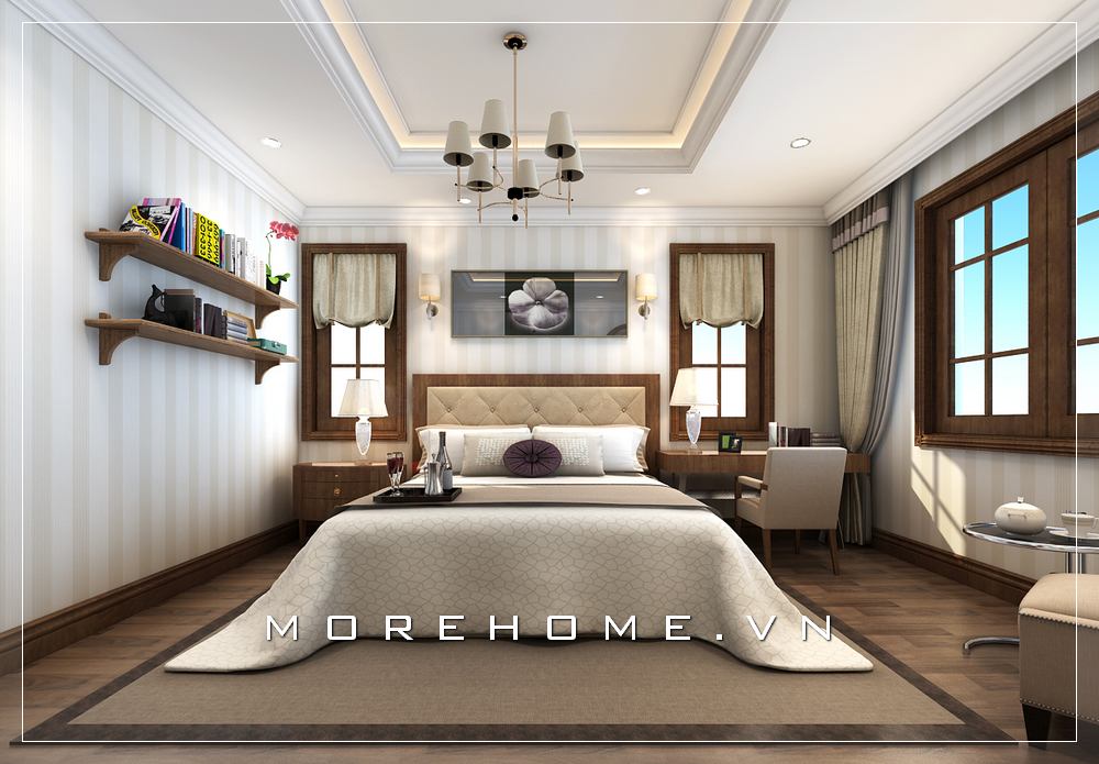 Thiết kế nội thất phòng ngủ Master